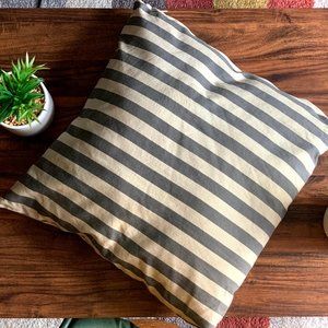 Ikea Striped Accent Pillow w Insert